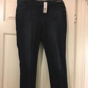 NY& CO SOHO Black Jeans With Embroidery